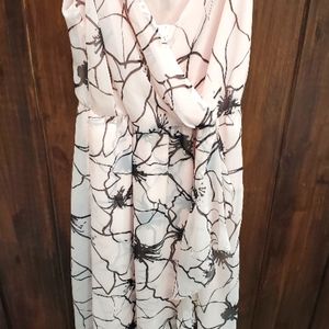 Banana Republic Pink Spaghetti Strap Long Dress